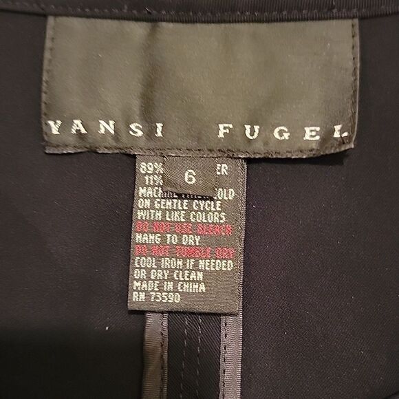 Yansi Fugel edgy zipper moto style jacket - Picture 9 of 13